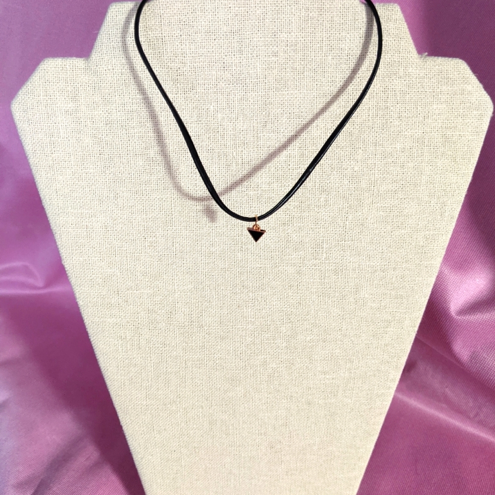 Triangle Pendant  Chocker Necklace